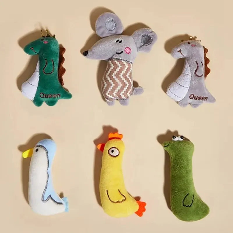 🐾 Tuggtåliga Hundleksaker – Set med Roliga Figurer