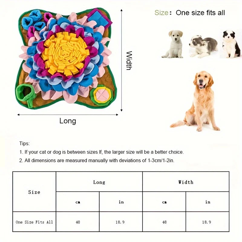 đŸ Aktiveringsmatta för Hund â Nosarbete & Lugnande födosök
