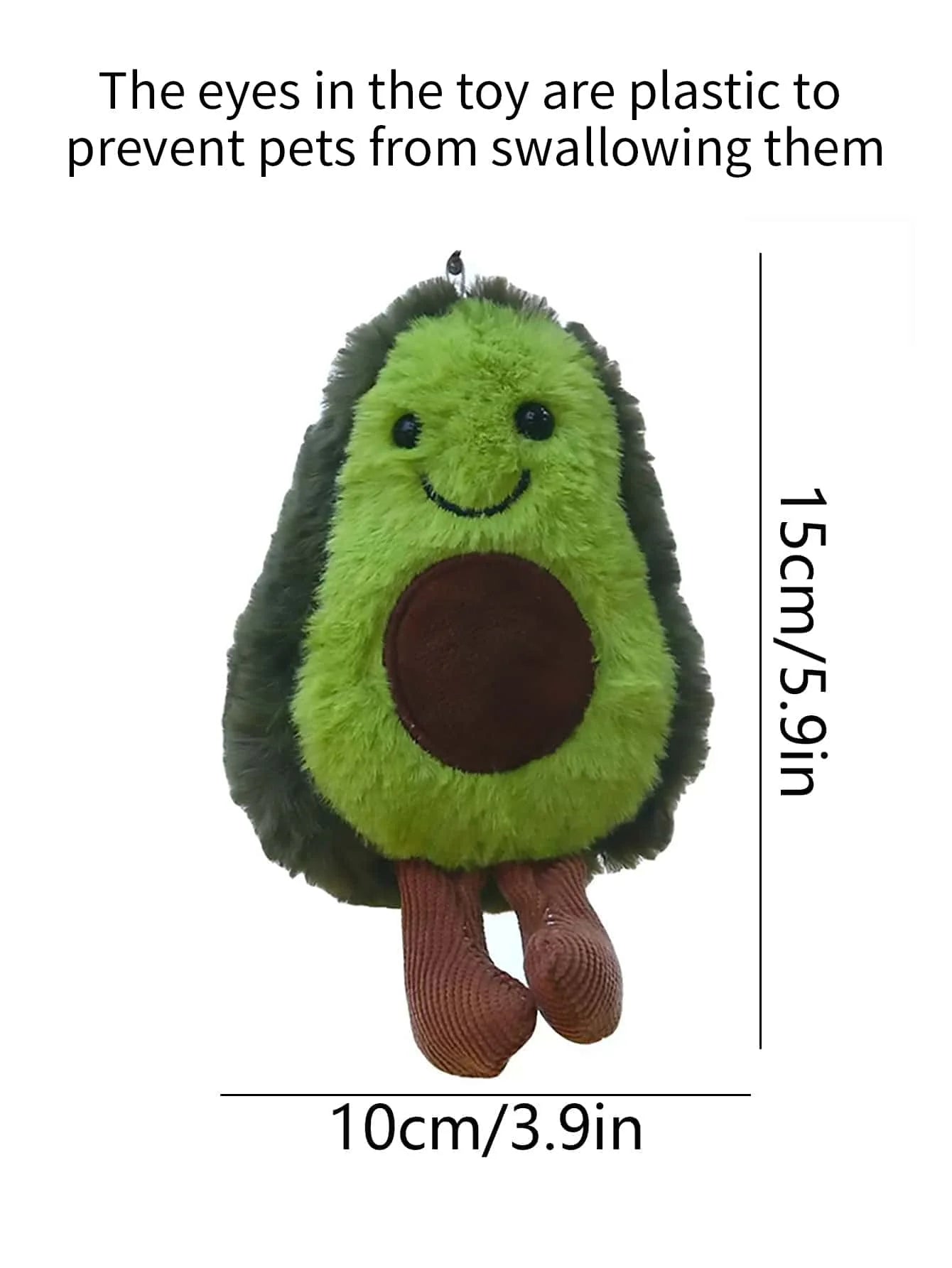 đŸ Avokado i Plysch â Mjuk Hundleksak för Mys & Lek