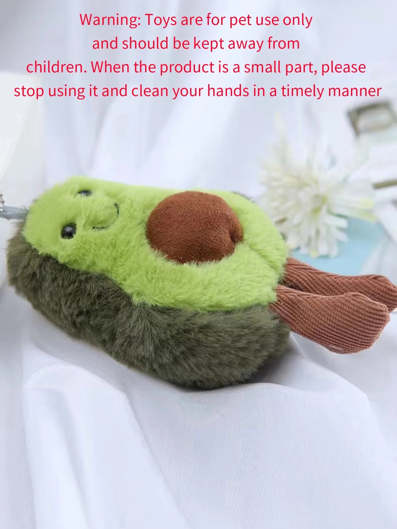 đŸ Avokado i Plysch â Mjuk Hundleksak för Mys & Lek