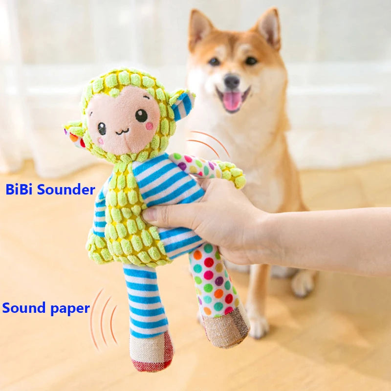 🐾 Plyschleksak för Hund & Katt – Squeaky & Tuggtålig
