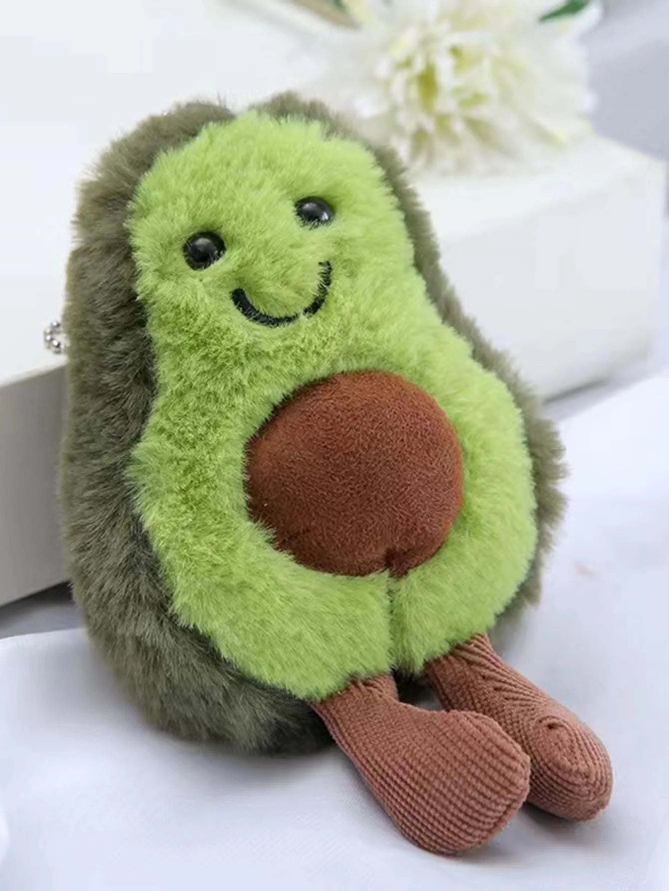 🐾 Avokado i Plysch – Mjuk Hundleksak för Mys & Lek