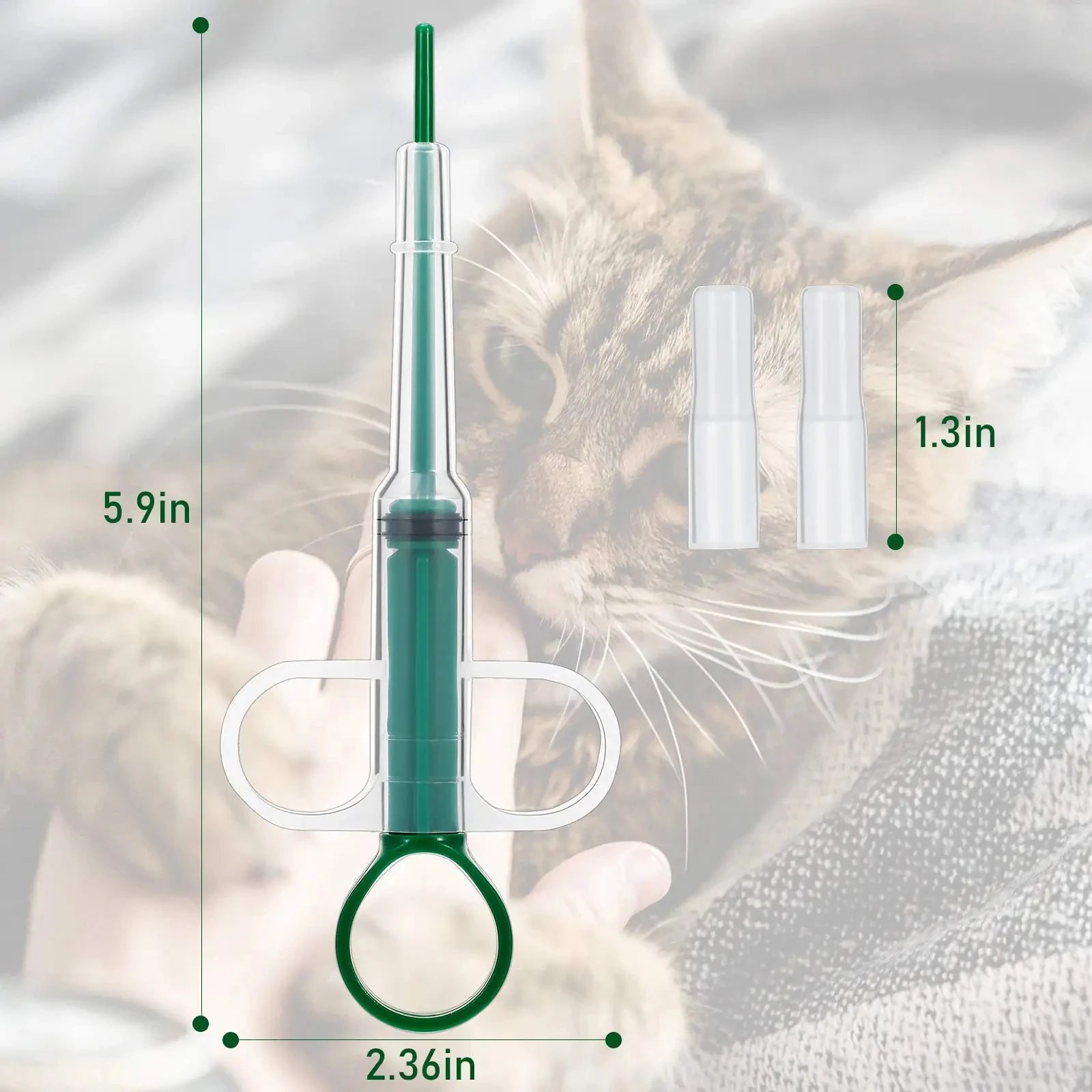 🐾 Premium Medicinspruta för Husdjur – Enkel Dosering för Hund & Katt